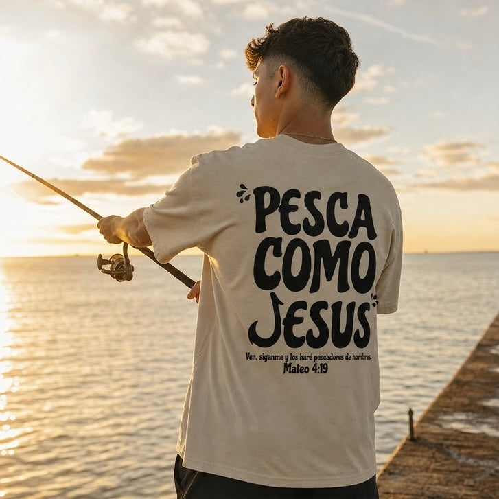 Pesca Como Jesus T-Shirt
