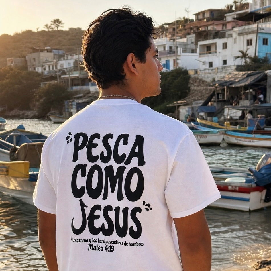 Pesca Como Jesus T-Shirt
