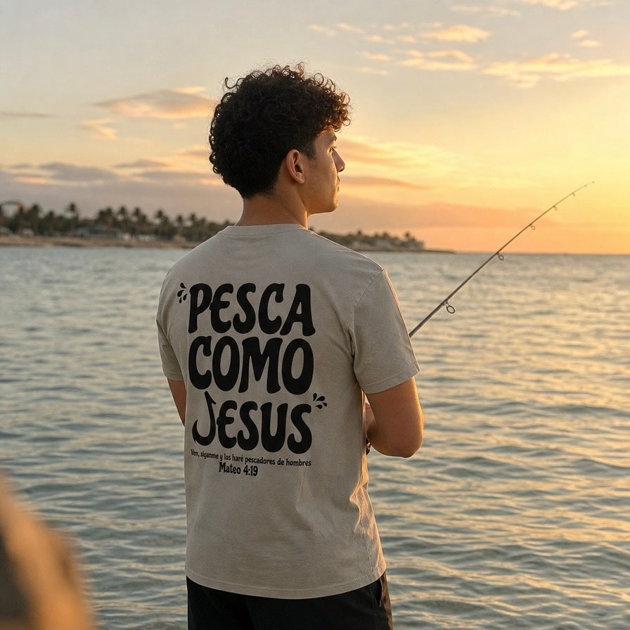 Pesca Como Jesus T-Shirt